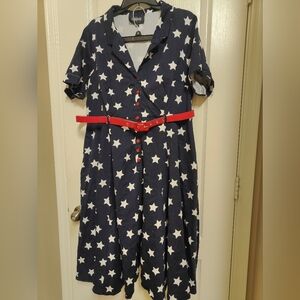 Collectif Caterina Dress - Stars